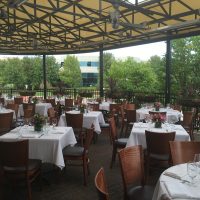 Topaz Cafe Wedding Burr Ridge patio