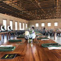 Golf Themed BRIX Wedding table setting