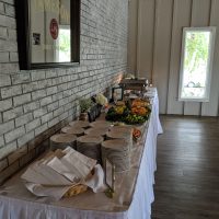 Lakeside Country Club Post Wedding Party buffet table