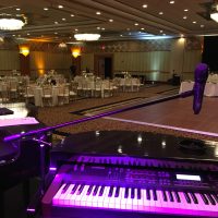 Peoria Casino Hotel Wedding view from piano