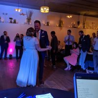 Box MKE Wedding Event dance floor