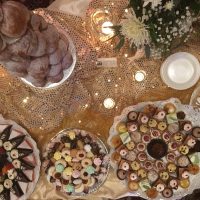 Bolingbrook Country Club Wedding sweets table