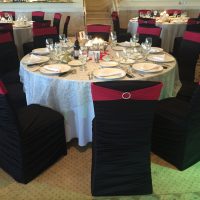 Venuti Banquet Hall Wedding table setting