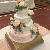 Peoria Casino Hotel Wedding cake