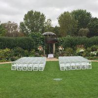 Green Bay Botanical Garden Wedding ceremony space