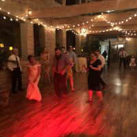 Historic Starline Factory Wedding dance floor