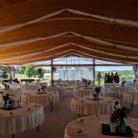 Hawks Mill Winery Wedding pavilion