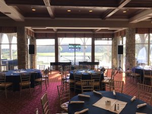 Twin Eagles Club Private Event table seating