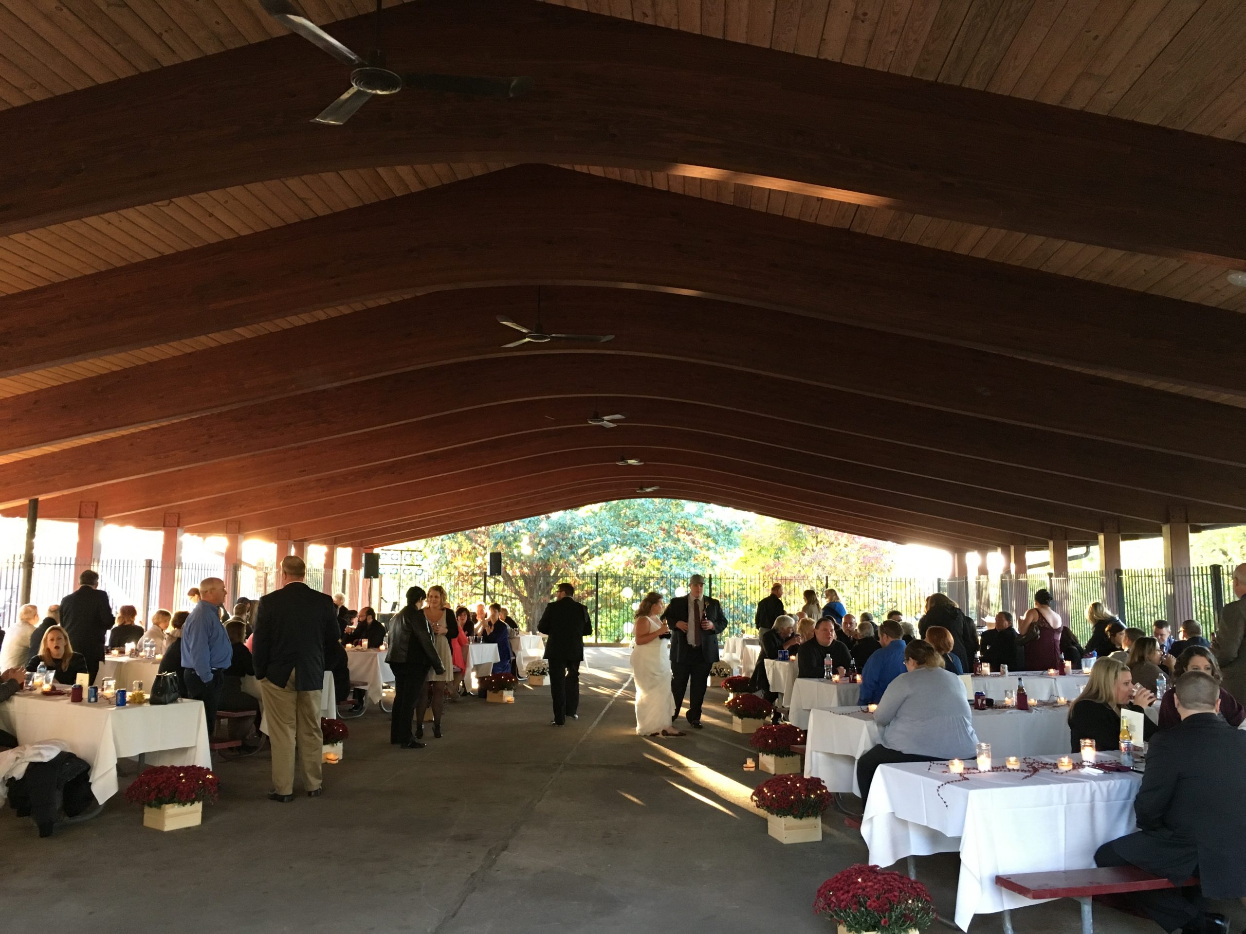 Blue Island Memorial Park Outdoor Wedding Felix And Fingers Dueling