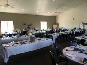 Railside Golf Course Wedding Event Inside