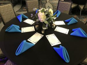Quirion Realty Q-Star Awards Table