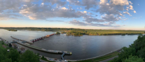 Eagle Point Park Riverfront Pavilion Wedding Celebration