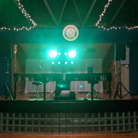 Arcadia American Legion Wedding stage