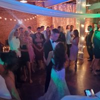 Longworth Hall Wedding dance floor