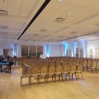 Dallas Museum Wedding ceremony set up