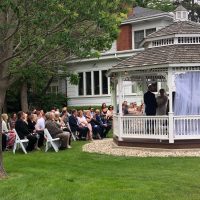 Private Waterfront Wedding guests