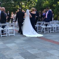 Community House Winnetka Wedding aisle