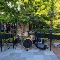 Community House Winnetka Wedding stage