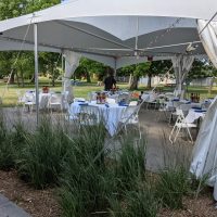 Jasper Winery Awards Banquet outdoor tent
