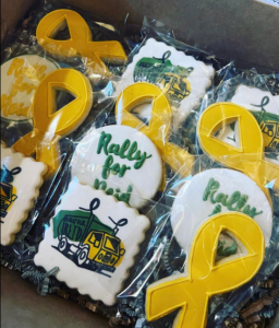 Rally for Reid's Pediatric Cancer Fundraiser Cookies