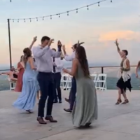 Trillium Smoky Mountain Wedding dancefloor