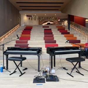 Felix And Fingers Dueling Pianos performing at Stanislaus State California on 2024-01-31