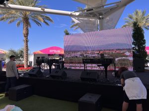 Felix And Fingers Dueling Pianos performing at Indian Wells Tennis Garden on 2024-03-11