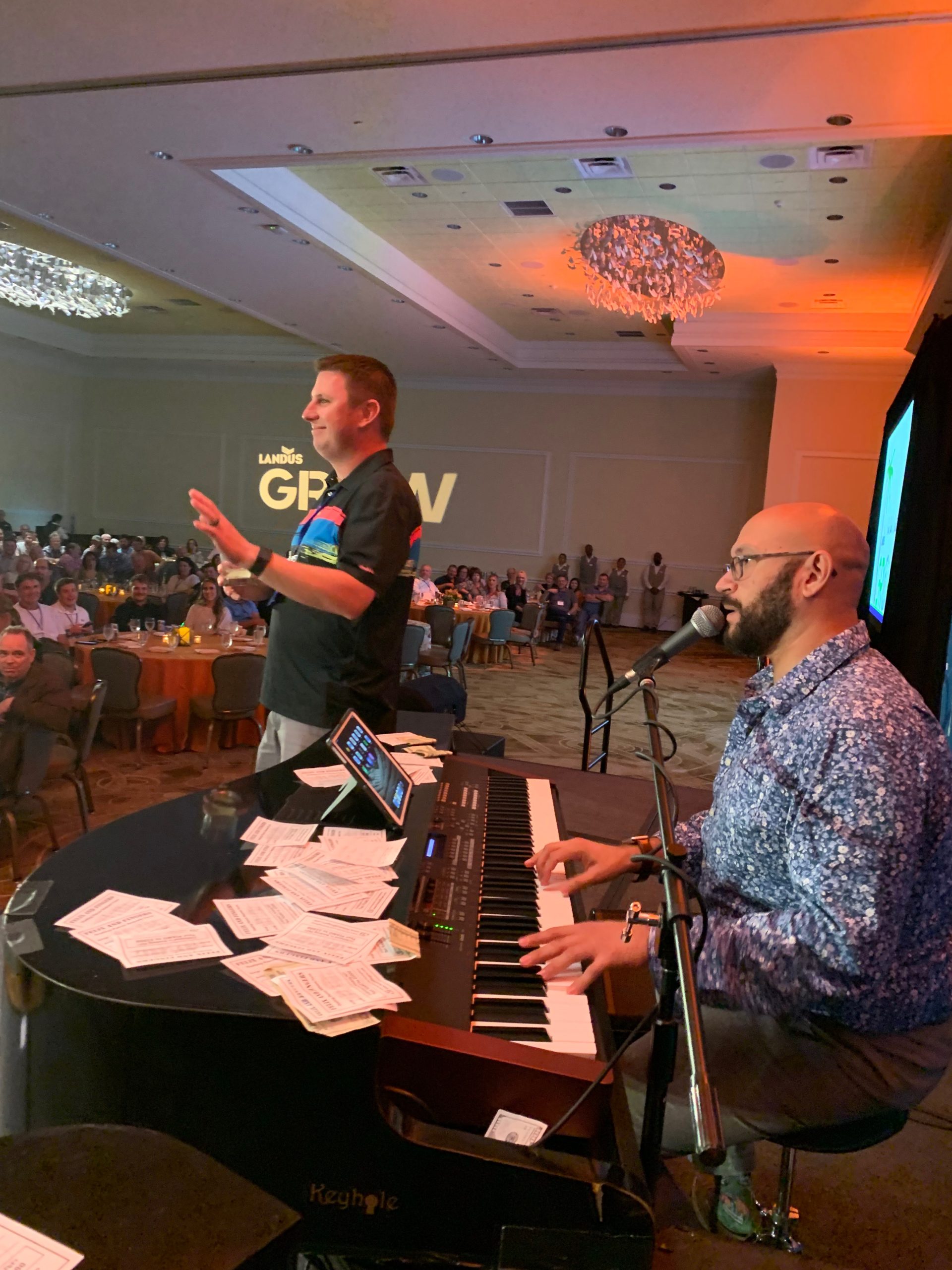 Felix And Fingers Dueling Pianos performing at Margaritaville Resort - Hollywood, FL