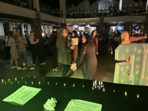 Dancing crowd at Felix And Fingers event