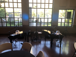 Felix And Fingers Dueling Pianos performing at Cashmere Riverside Center on 2025-07-25