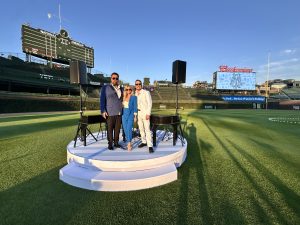 Felix And Fingers Dueling Pianos performing at Wrigley Field on 2025-07-18