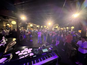 Corporate event at Gilley's Dallas with live dueling pianos performance