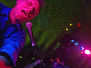 Steve Sipes performing with Felix And Fingers Dueling Pianos at Trilogy Hotel Huntsville, Autograph Collection in Huntsville, Alabama