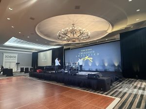 Jaclyn Arnold performing with Felix And Fingers Dueling Pianos at Omni Orlando Resort at ChampionsGate in Four Corners, Florida