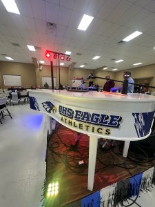 Michelle Bonacquisti performing with Felix And Fingers Dueling Pianos at O’Neill Community Center in O'Neill, Nebraska