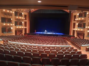Christopher Heroldt performing with Felix And Fingers Dueling Pianos at Aronoff Center for the Arts in Cincinnati, Ohio