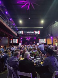Bethany Lorentzen performing with Felix And Fingers Dueling Pianos at Twisted J Live in Stephenville, Texas