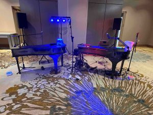 Joe Jarka performing with Felix And Fingers Dueling Pianos at The Westin Jekyll Island Beach Resort in Jekyll Island, Georgia
