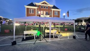 Jorge Ramirez performing with Felix And Fingers Dueling Pianos at Butts County Courthouse in Jackson, Georgia