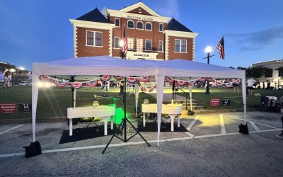 Downtown Jackson Danced in the Street as Felix And Fingers Lit Up Butts County Courthouse