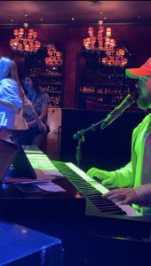 Ashleigh Paige performing with Felix And Fingers Dueling Pianos at Ameristar Casino Resort Spa St. Charles in St Charles, Missouri