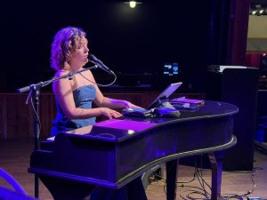 Greg Anderson performing with Felix And Fingers Dueling Pianos at Twisted J Live in Stephenville, Texas