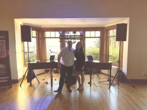 Kayla Peeters performing with Felix And Fingers Dueling Pianos at North Shore Country Club in Menasha, Wisconsin