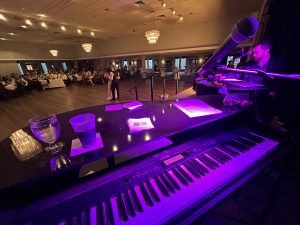 Nick Slater (Carswell) performing with Felix And Fingers Dueling Pianos at Moolah Shrine Center in St. Louis, Missouri