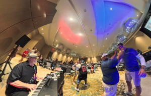 Steve Cranford performing with Felix And Fingers Dueling Pianos at The Westin Jekyll Island Beach Resort in Jekyll Island, Georgia