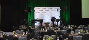 Janessa Cardillo performing with Felix And Fingers Dueling Pianos at Hilton Cleveland Downtown in Cleveland, Ohio