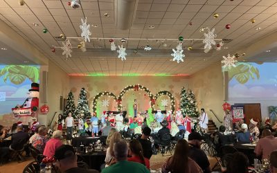 Christmas in July Cheer and Song Requests Light Up UNOH Event Center
