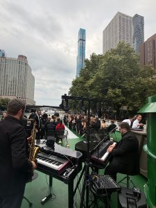 Sophie Michael performing with Felix And Fingers Dueling Pianos at First Lady in Chicago, Illinois