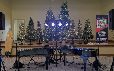 Flamingoes, Christmas Trees, and SongDrop Cheers at Santee Conference Center