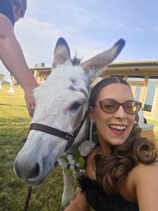 Bethany Lorentzen performing with Felix And Fingers Dueling Pianos at Dove Ridge Vineyard in Weatherford, Texas